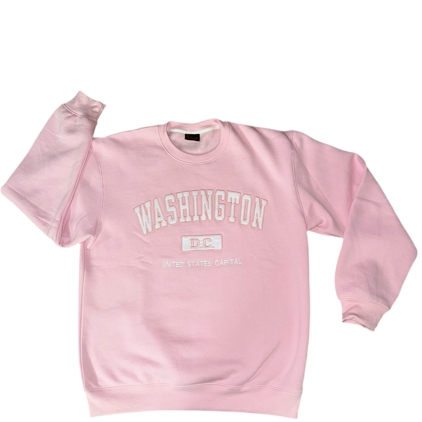 Pink Washington DC Crewneck Sweatshirt