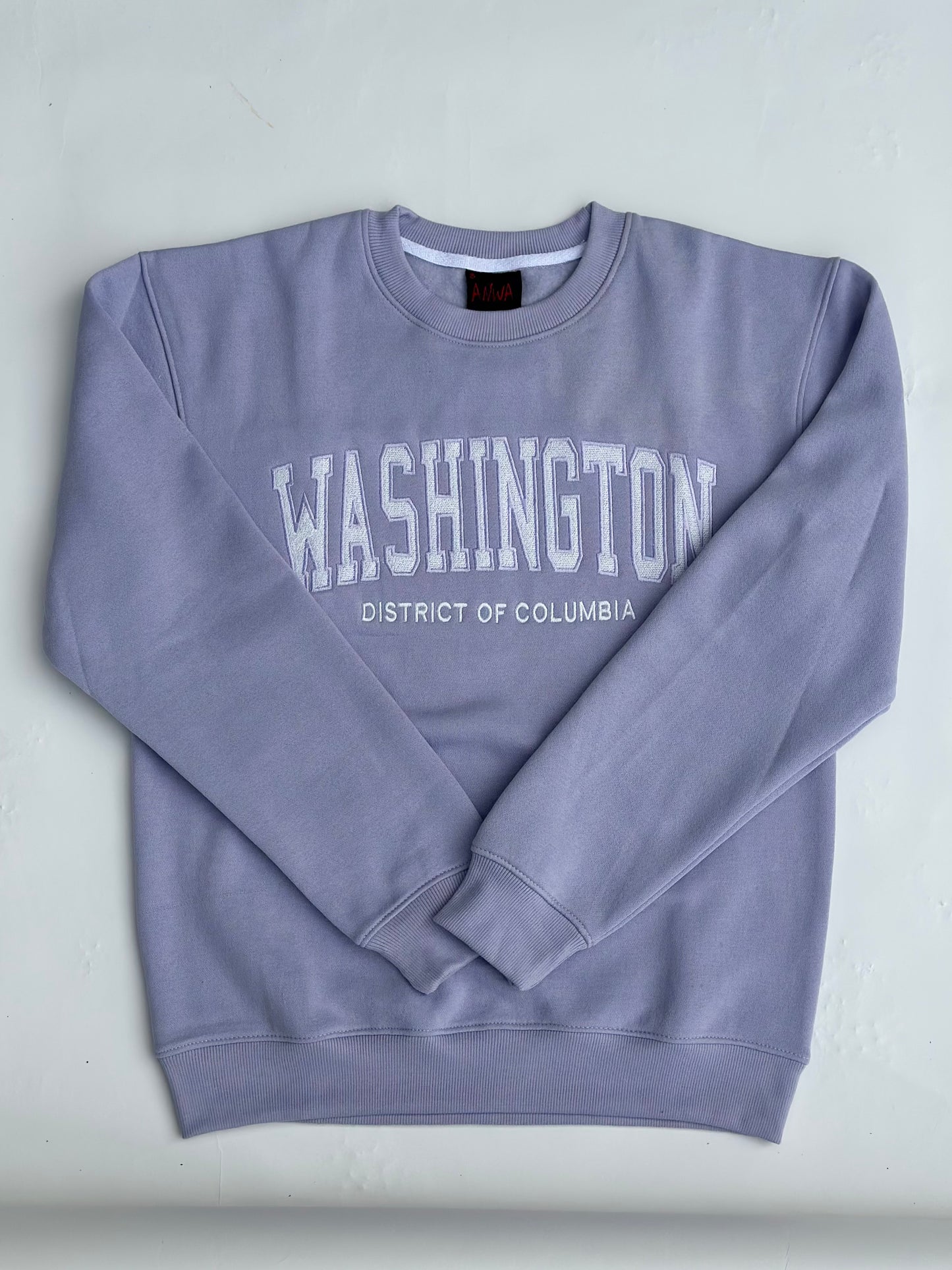 Lavender Washington DC Crewneck Sweater