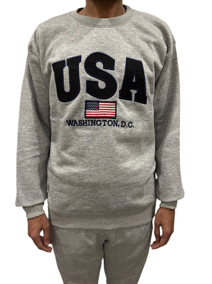 USA Washington DC Crewneck Sweater