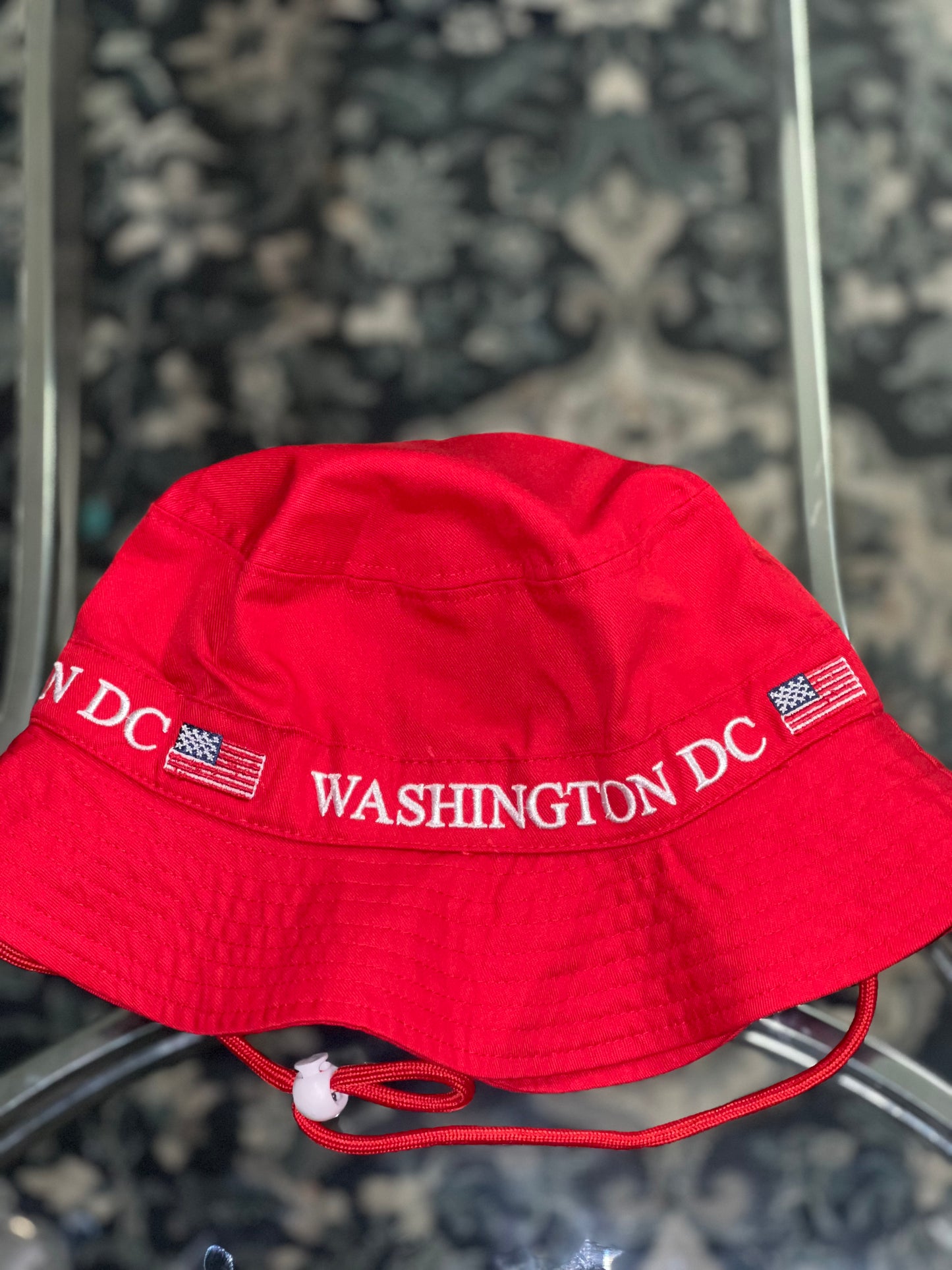 Washington DC Red Bucket Hat