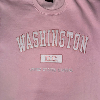 Pink Washington DC Crewneck Sweatshirt