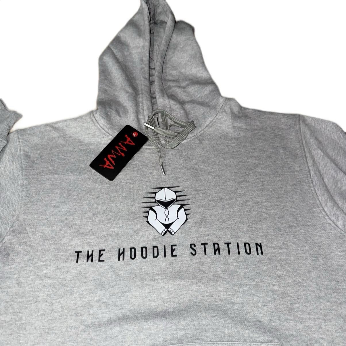 The Hoodie Station Gray Hoodie Unisex