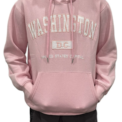 Pink Washington DC Hoodie for Men and Women Casual