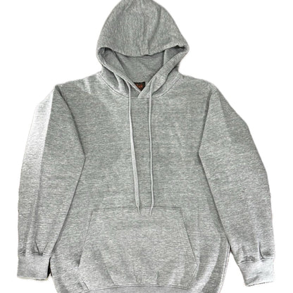 Gray Plain Hoodie Sweatshirt